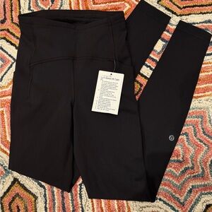 Brand new swift speed lululemon black leggings size 2